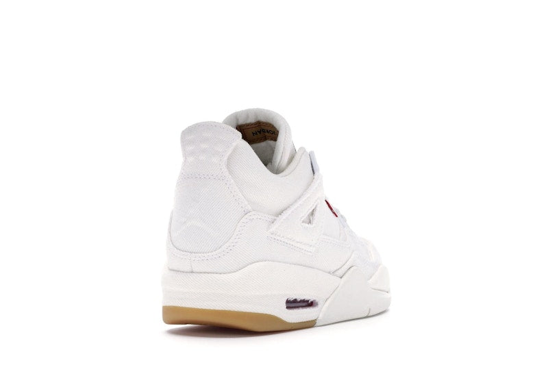 Jordan 4 Retro Levi's White (GS) (Levi's Tag)