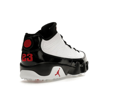 Jordan 9 Retro Low Golf White Black True Red