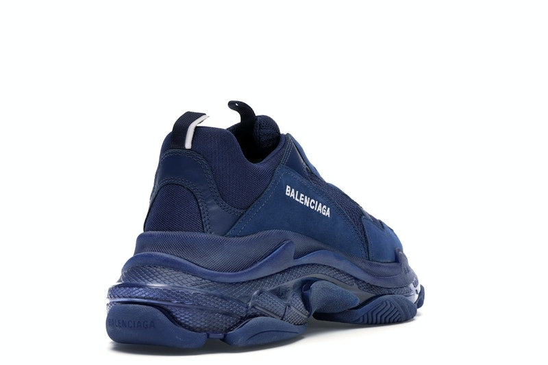 Balenciaga Triple S Clear Sole Navy