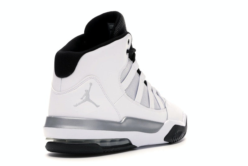 Jordan Max Aura White Metallic Silver Black