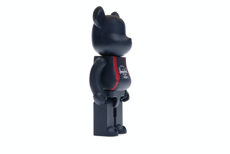 Bearbrick Medicom Herschel Peacoat 100% & 400% Set Navy