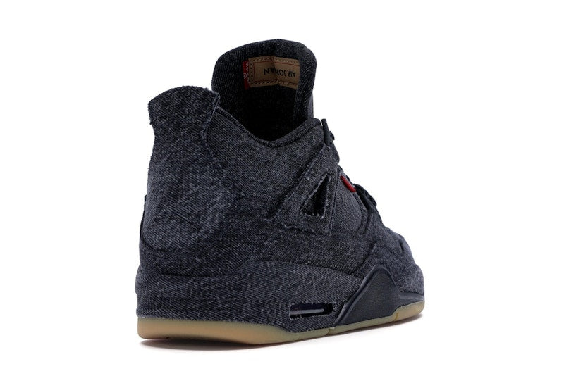 Jordan 4 Retro Levi's Black (Blank Tag)