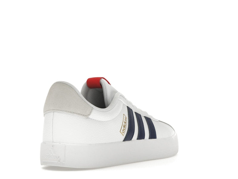 adidas Vl Court 3.0 Cloud White Dark Blue Better Scarlet