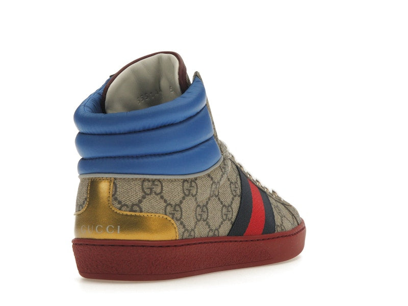 Gucci Ace GG High Top Beige Ebony