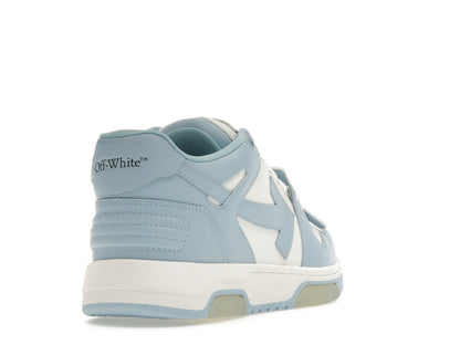 OFF-WHITE OOO Low Out Of Office Calf Leather White Light Blue