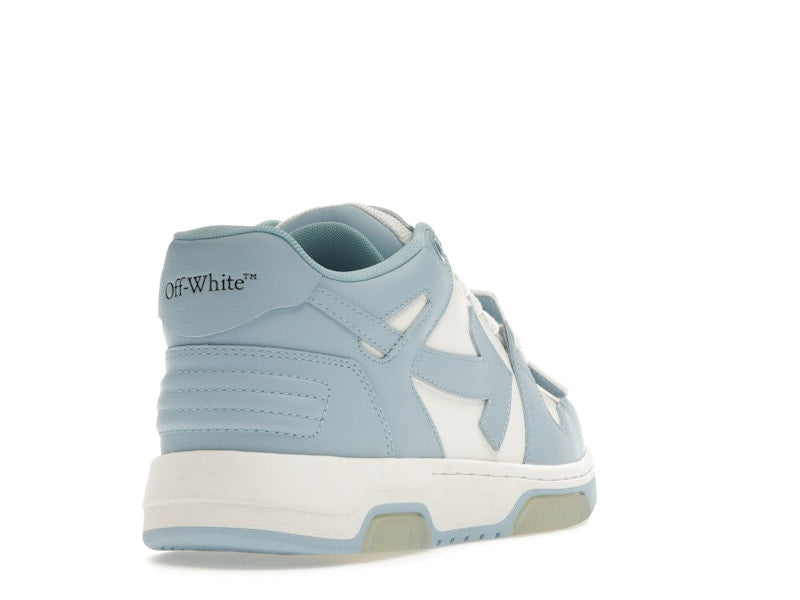 OFF-WHITE OOO Low Out Of Office Calf Leather White Light Blue