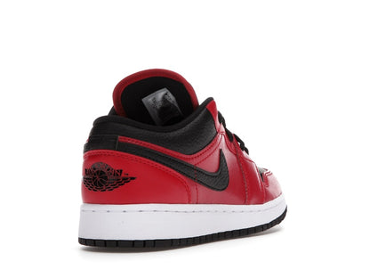 Jordan 1 Low Gym Red Black Pebbled (GS)