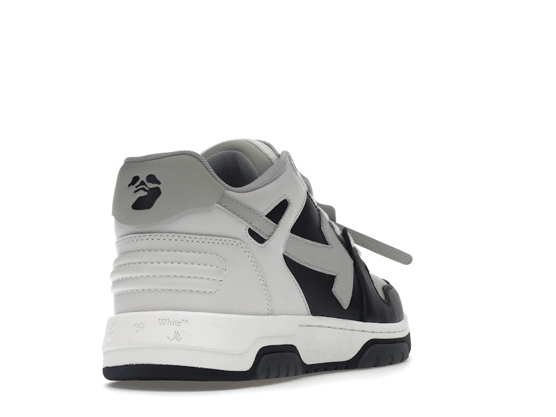 OFF-WHITE Out Of Office OOO Low Tops Light Grey Black