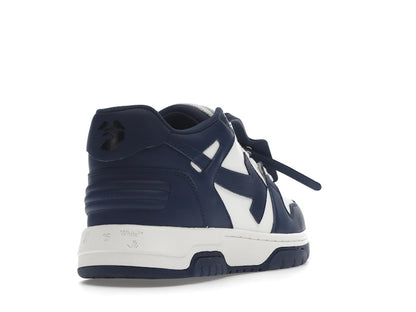 OFF-WHITE Out Of Office "OOO" Low Tops Dark Blue White