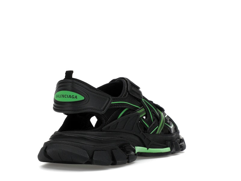 Balenciaga Track Sandal Black/Fluo Green