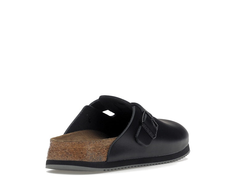 Birkenstock Boston Super Grip Leather Black