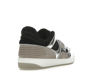 Gucci Basket Low Silver Black