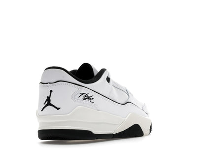 Jordan Flight Court White Sail Black
