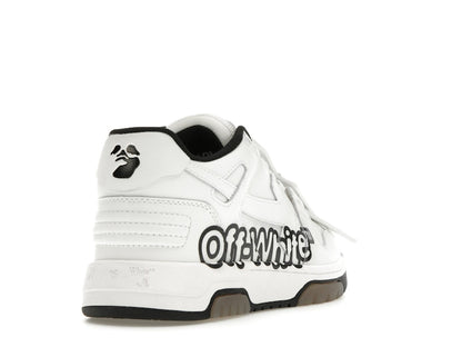 OFF-WHITE Out Of Office OOO Low Tops "Off-White" White Black