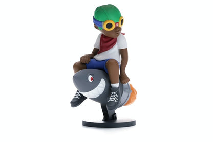 Hebru Brantley x Billionaire Boys Club x Bait Beyond The Beyond Fly Boy Figure 9 Inches White/Multi