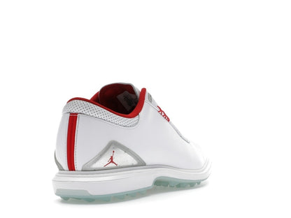 Jordan ADG 5 White Metallic Silver Blue Tint Fire Red (Wide)