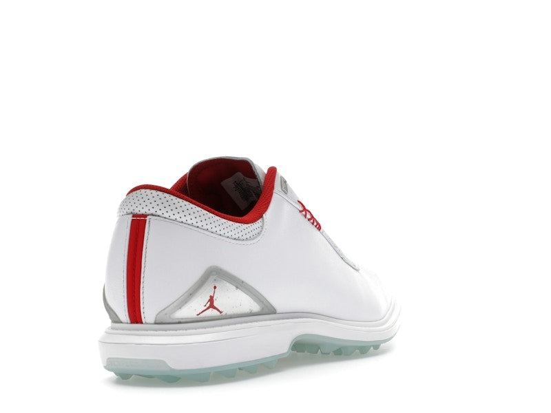 Jordan ADG 5 White Metallic Silver Blue Tint Fire Red (Wide)