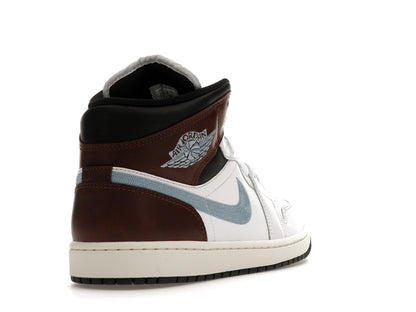 Jordan 1 Mid SE Brown Blue Grey