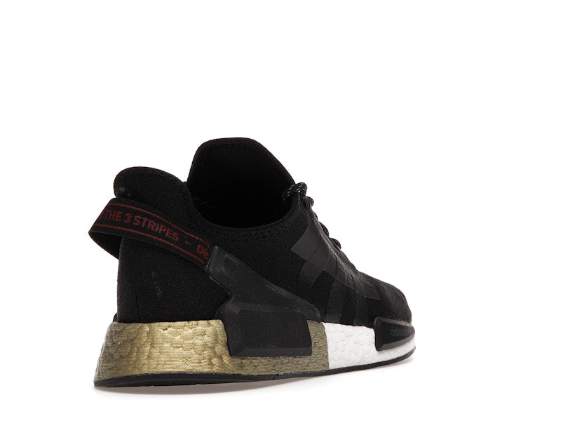 adidas NMD V2 Core Black Gold Metallic