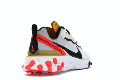 Nike React Element 55 White Black Crimson Gold