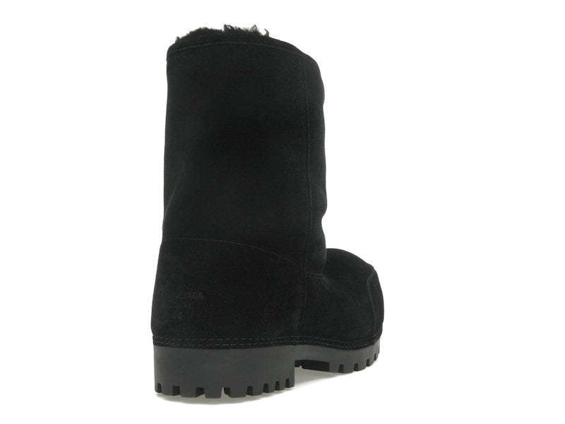 Balenciaga Alaska Low Boot Black Suede