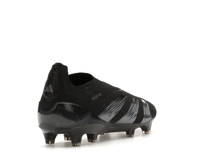 adidas Predator 24 Elite Laceless FG Core Black Carbon
