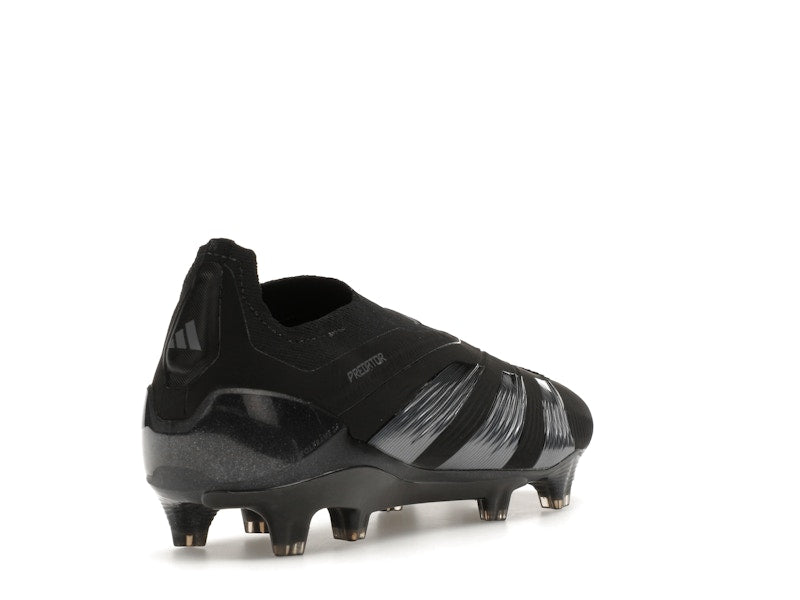 adidas Predator 24 Elite Laceless FG Core Black Carbon