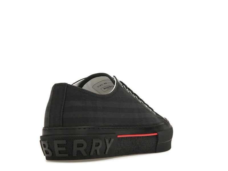 Burberry Vintage Check Canvas Low-Top Sneaker Dark Charcoal