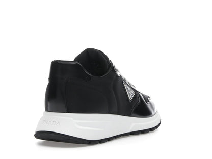Prada PRAX 01 Sneakers Re-Nylon Brushed Leather Black White
