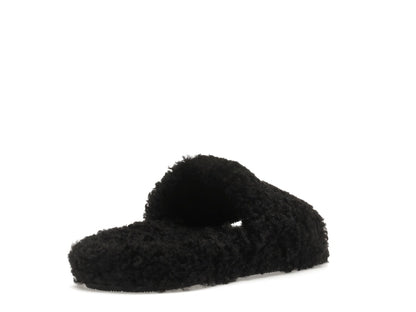 Balenciaga Furry Slide Black