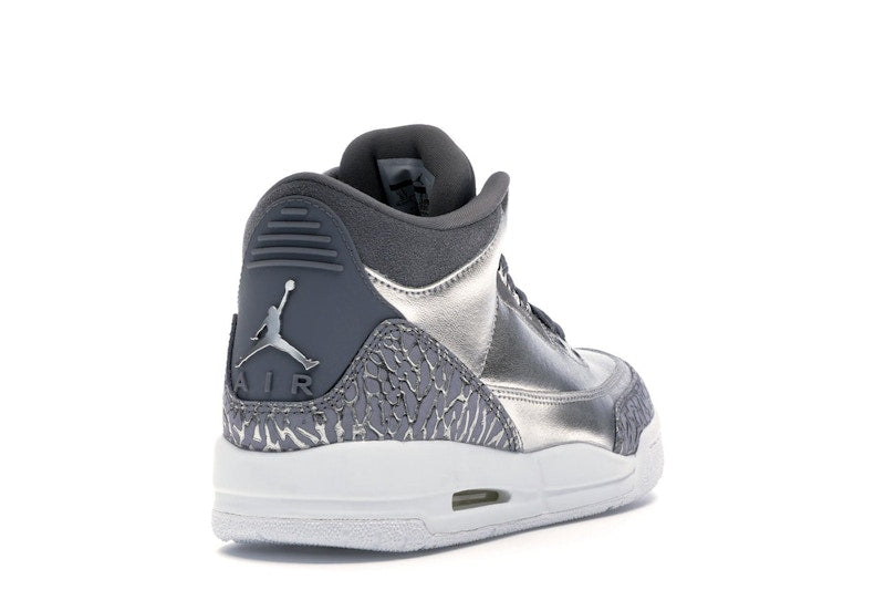 Jordan 3 Retro Premium Heiress Metallic Silver (GS)