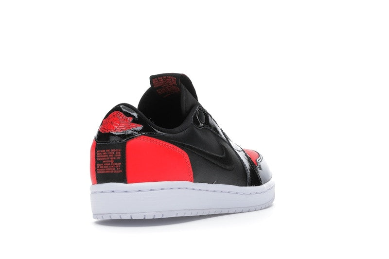 Jordan 1 Low Slip Black Hot Punch (Women's)