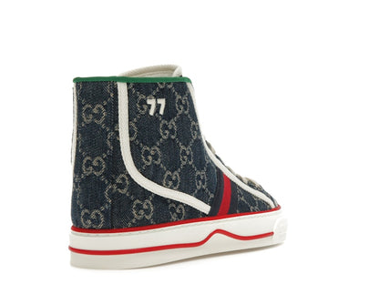 Gucci Tennis 1977 High Top Denim GG Print (Women's)