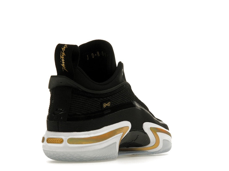 Jordan 36 Low Black Gold (Clear Sole)