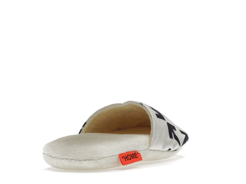OFF-WHITE Arrow Pattern Slippers White/Black