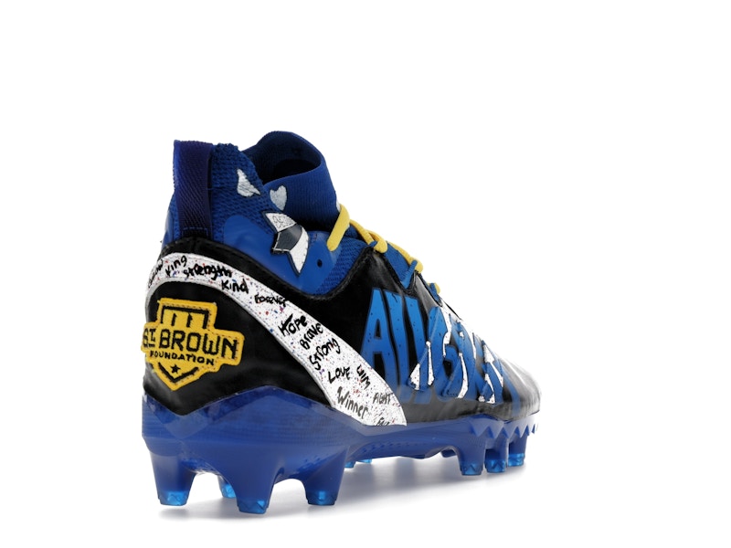 Amon-Ra St. Brown "My Cause My Cleats" Game-Worn, Signed Cleats & Jersey Bundle (Size 12)