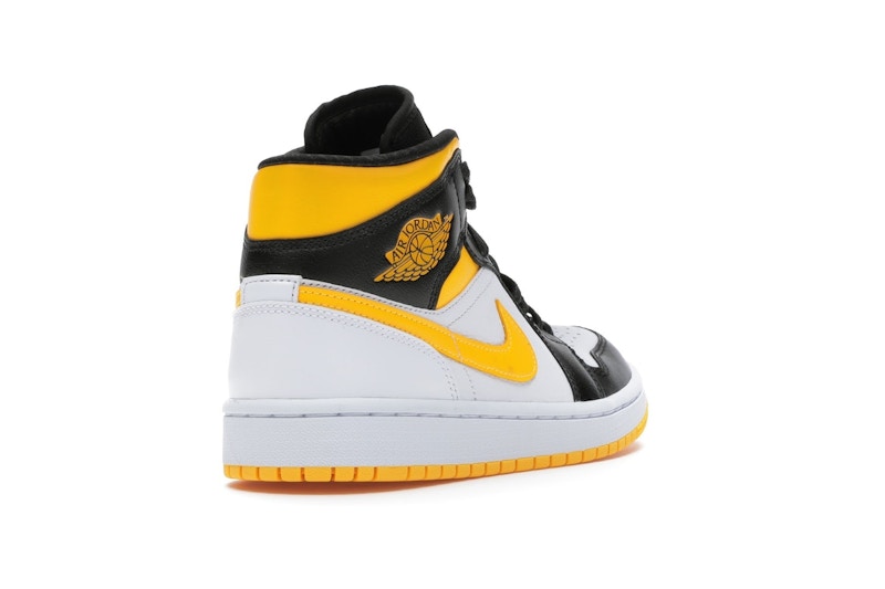 Jordan 1 Mid Laser Orange Black (Women's)
