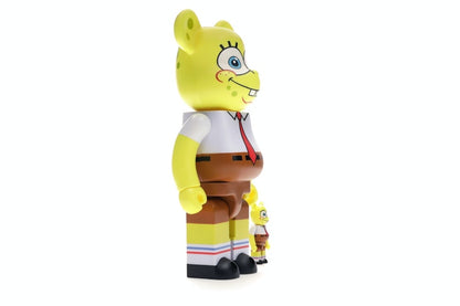Bearbrick Spongebob 100% & 400% Set Yellow