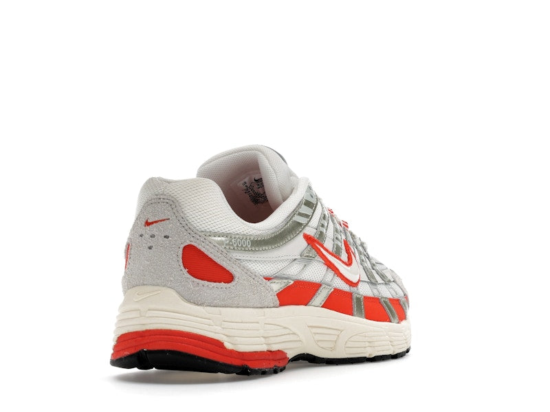 Nike P-6000 Sail Pale Ivory Light Bone Picante Red (Women's)