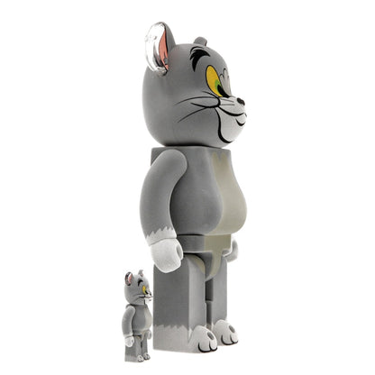 Bearbrick Tom and Jerry: Tom Flocky 100% & 400% Set