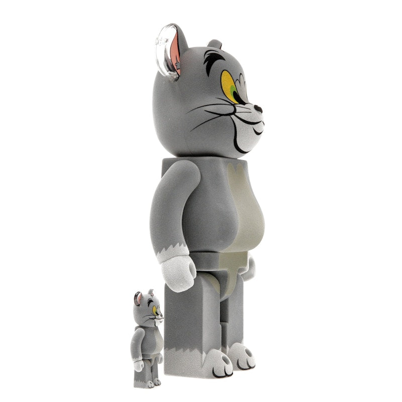 Bearbrick Tom and Jerry: Tom Flocky 100% & 400% Set
