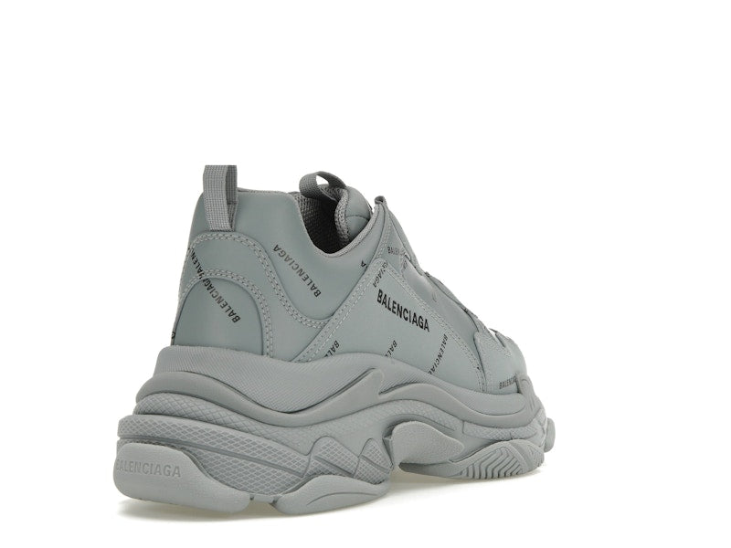 Balenciaga Triple S AllOver Logo Grey Black