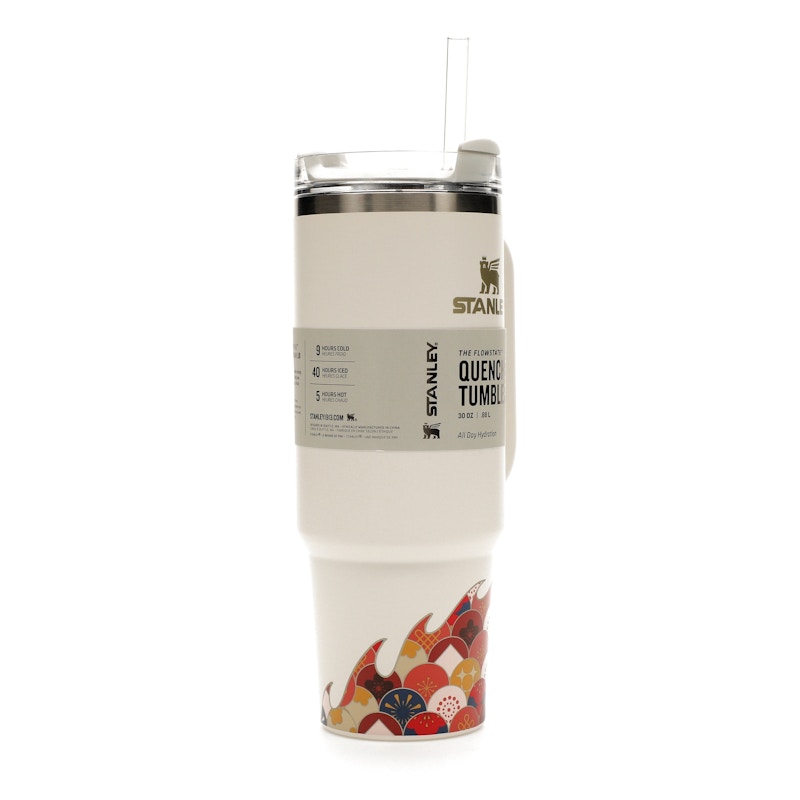 Stanley The Lunar New Year Limited Edition Flowstate Quencher 30oz Tumbler Cream Dragon