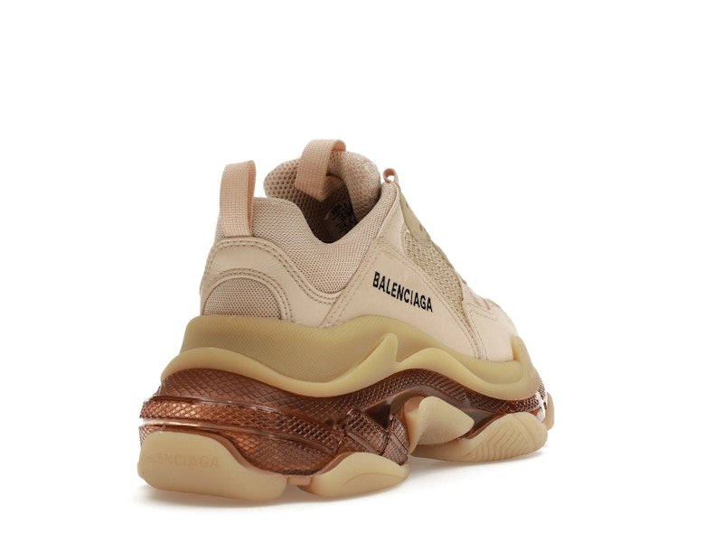 Balenciaga Triple S Clear Sole Beige (Women's)