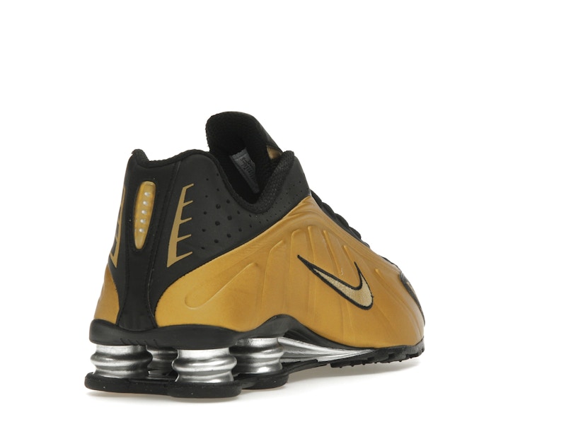 Nike Shox R4 Black Metallic Gold (Women's)