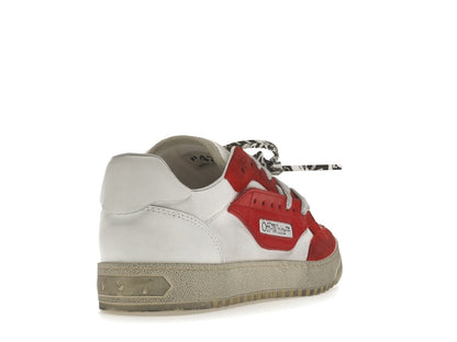 OFF-WHITE Vulcanized 5.0 Low Top White Red