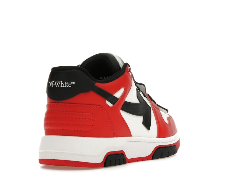 OFF-WHITE Out Of Office OOO Low Tops Red Black (2024)