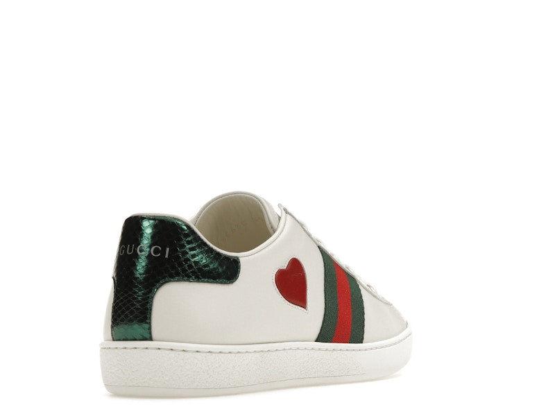 Gucci Ace Embroidered Hearts (Women's)