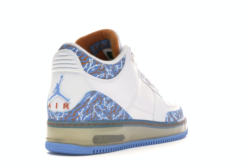 Jordan AJF 3 White University Blue Sunset
