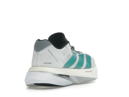 adidas Adizero Boston 13 White Pure Teal